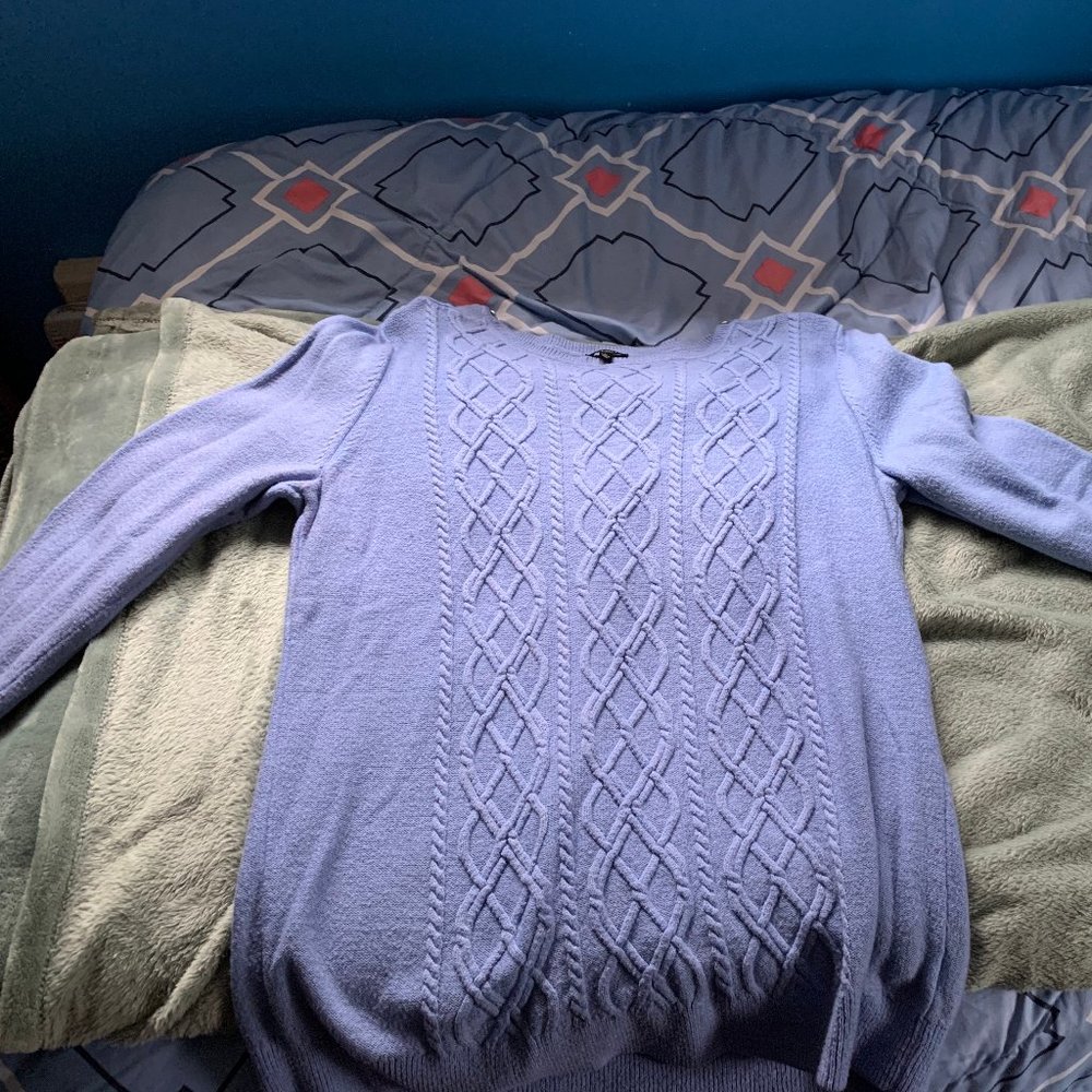 Womens Talbots Cable Knit Sweater